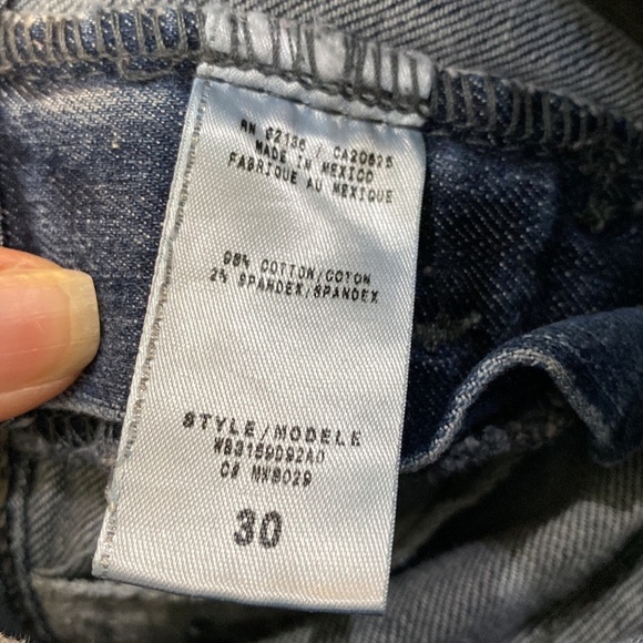 GUESS Jeans Foxy Flare - Flare Leg Size 30 Stretch Distress Cotton Machine Wash - Picture 11 of 13